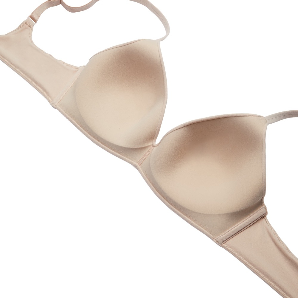 $65 Wacoal How Perfect No-Wire Contour‎ Bra in Nude [SZ 34DDD US ] - Picture 11 of 15